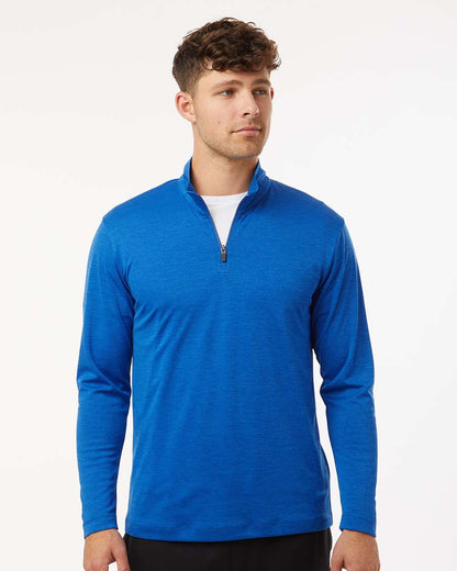 AllPro Men's Pro-Lock Performance Mélange Quarter-Zip Pullover 4HM700 #colormdl_Royal Melange
