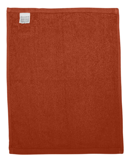 Q-Tees Hemmed Fingertip Towel T600 #color_Orange