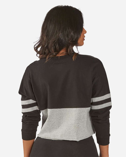 Boxercraft Women's Crop Retro Jesery BW3515 #colormdl_Black/ Oxford