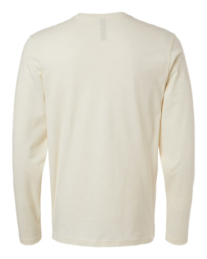 Next Level Unisex Cotton Long Sleeve T-Shirt 3601 #color_Natural