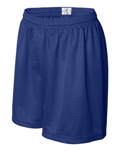 Badger Women's Pro Mesh 5" Shorts with Solid Liner 7216 #color_Royal