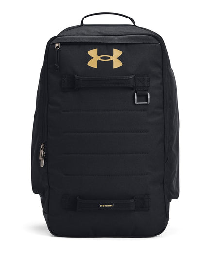 Under Armour Contain Laptop Backpack 2.0 1378413 #color_Black/ MT Gold