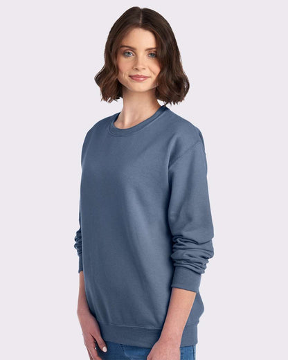 JERZEES Unisex NuBlend® Crewneck Sweatshirt 562MR #colormdl_Denim