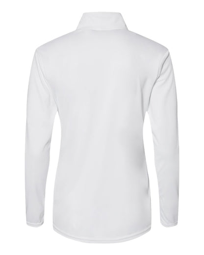 C2 Sport Women's Quarter-Zip Pullover 5602 #color_White