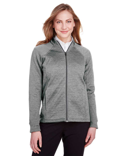 North End Women's Flux 2.0 Full-Zip Jacket NE712W #colormdl_Light Heather/ Carbon