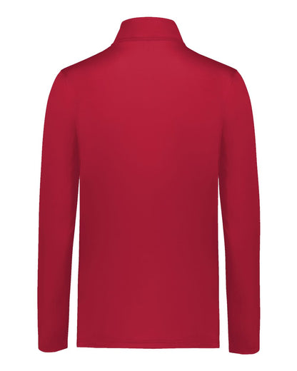 Holloway Women's CoolCore® Quarter-Zip Pullover 222340 #color_Scarlet