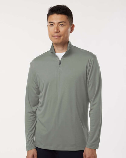 AllPro Men's Pro-Lock Performance Quarter-Zip Pullover 41870 #colormdl_Greystone