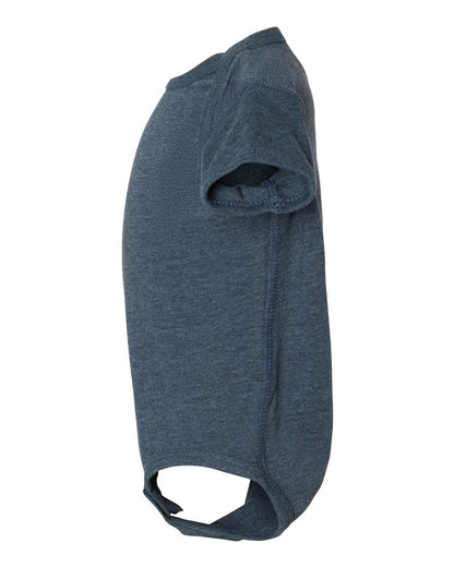 Rabbit Skins Infant Fine Jersey Bodysuit 4424 #color_Vintage Denim