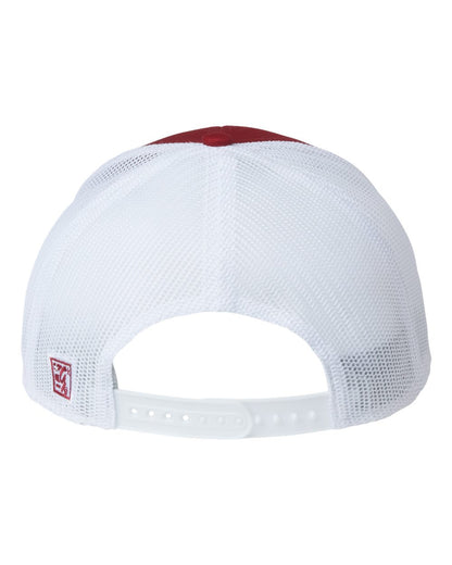 The Game Everyday Rope Trucker Cap GB452R #color_Cardinal/ White