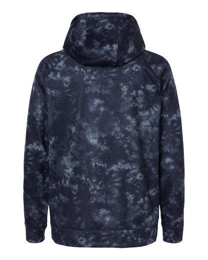 Burnside Performance Raglan Pullover Sweatshirt 8670 #color_Navy Tie Dye