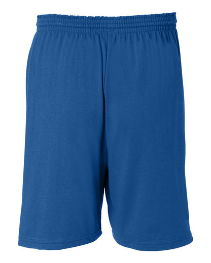 Champion Cotton Jersey 6" Shorts 8187 #color_Royal Blue