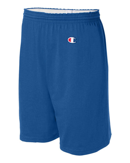 Champion Cotton Jersey 6" Shorts 8187 #color_Royal Blue