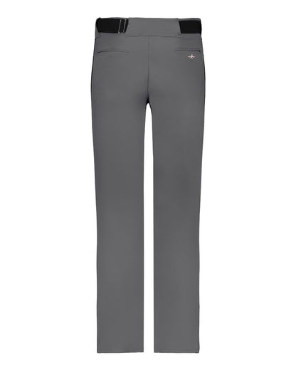 Alleson Athletic Youth Baseball Pants With Braid 605WLBY #color_Charcoal/ Black