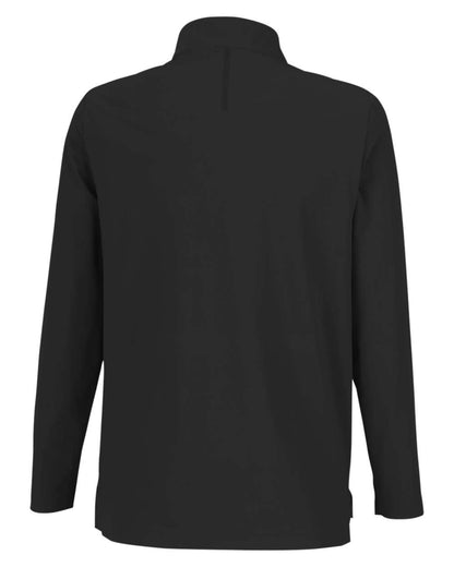 Devon & Jones Women's CrownLux Performance® Windsor Welded Quarter-Zip Pullover DG410W #color_Black
