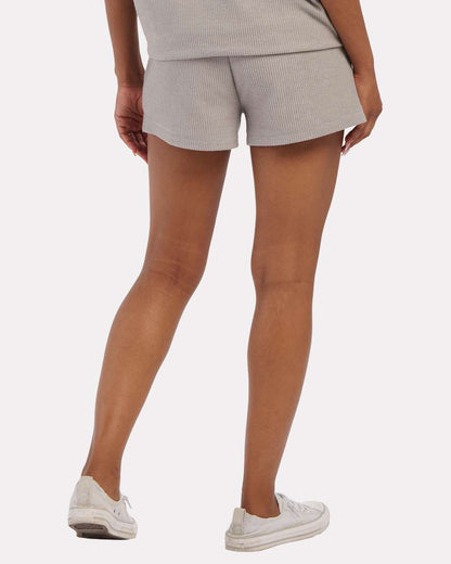 Boxercraft Women's Ribbed Knit Shorts BW6506 #colormdl_Oxford