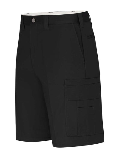 Dickies Men's Extended Sizes 11" Industrial Cotton Cargo Shorts LR33EXT #color_Black