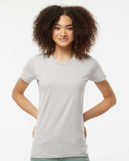 Tultex Women's Premium Cotton T-Shirt 516 #colormdl_Silver