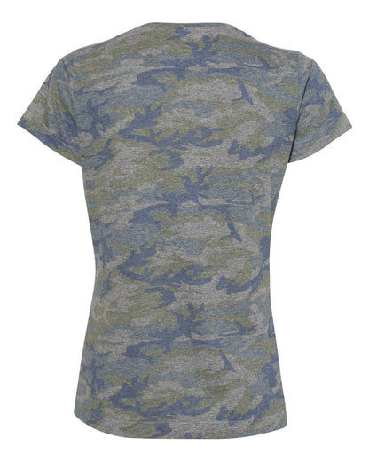 LAT Women's Fine Jersey Tee 3516 #color_Vintage Camo