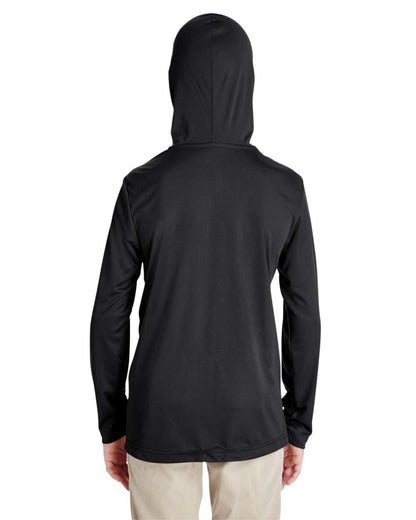 Team 365 Youth Zone Performance Hooded T-Shirt TT41Y #colormdl_Black