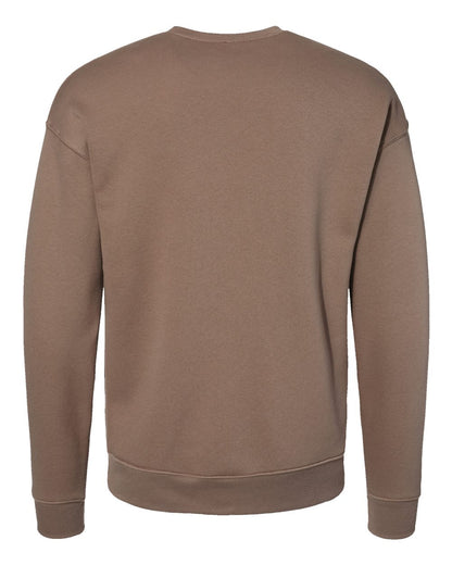 BELLA + CANVAS Unisex Sponge Fleece Drop Shoulder Crewneck Sweatshirt 3945 #color_Vintage Brown