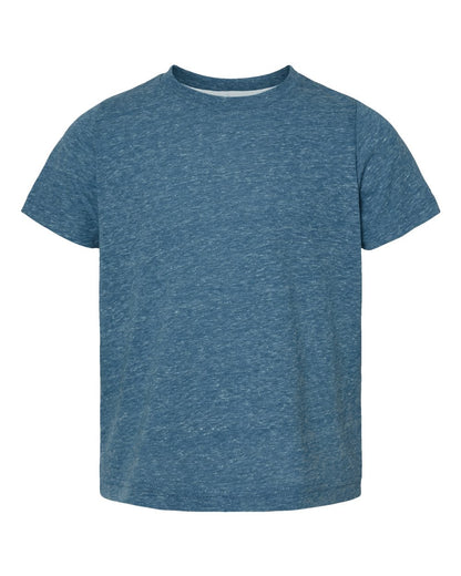 Rabbit Skins Toddler Harborside Mélange T-Shirt 3391 #color_Oceanside Melange