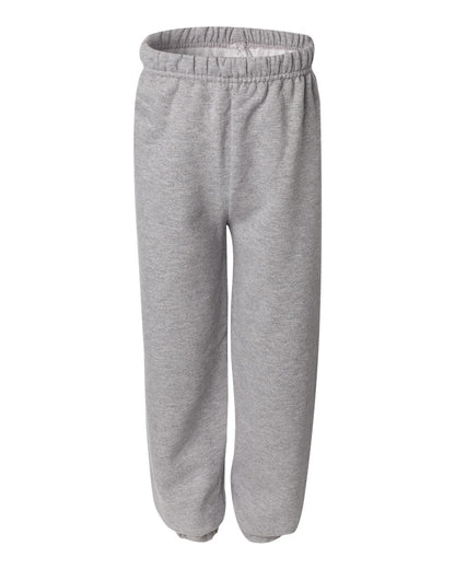 JERZEES Youth NuBlend® Sweatpants 973BR #color_Oxford