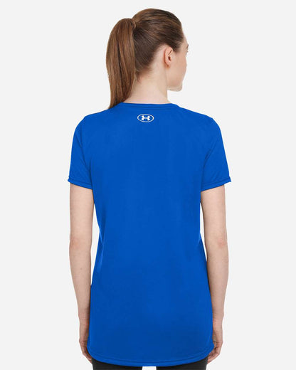 Under Armour Women's Team Tech™ T-Shirt 1376847 #colormdl_Royal/ White