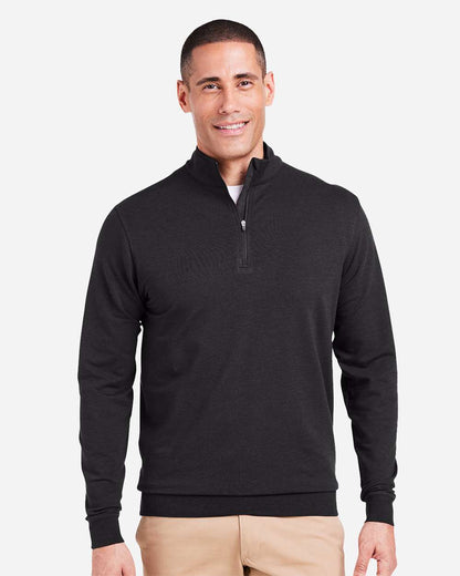 TASC Performance Inc Men's Cloud French Terry Quarter-Zip Pullover TM616 #colormdl_Black