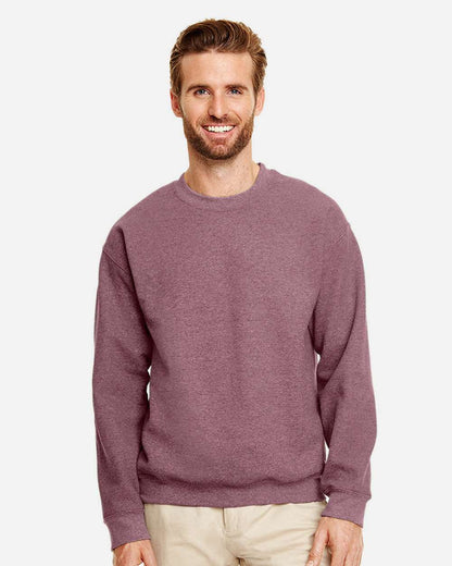 Gildan Unisex Heavy Blend™ Crewneck Sweatshirt 18000 #colormdl_Heather Dark Maroon