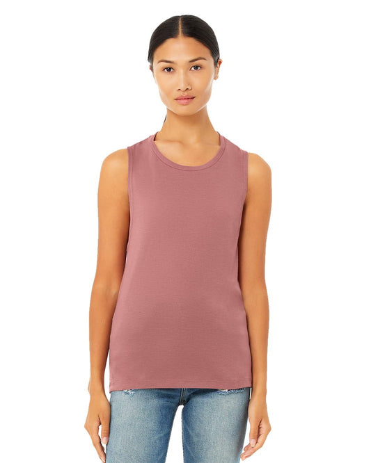 BELLA + CANVAS Women's Flowy Scoop Muscle Tank 8803