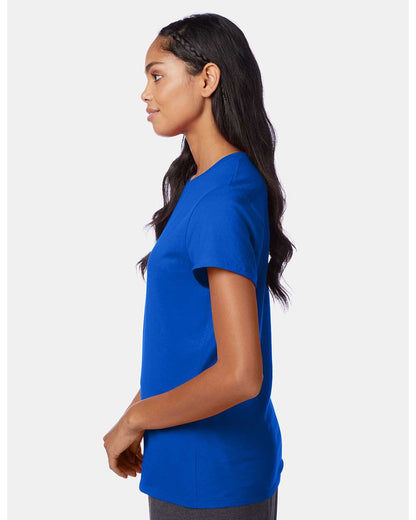 Hanes Women's Perfect-T T-Shirt SL04 #colormdl_Deep Royal