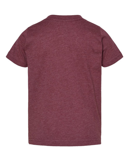 Rabbit Skins Toddler Fine Jersey Tee 3321 #color_Vintage Burgundy