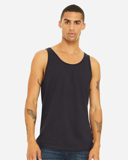 BELLA + CANVAS Jersey Tank 3480 #colormdl_Dark Grey