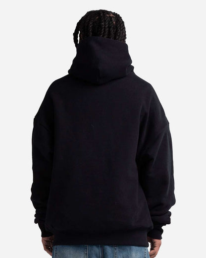 Shaka Wear Men's Garment-Dyed Double Layer Reversible Hooded Sweatshirt SHDLP #colormdl_Black