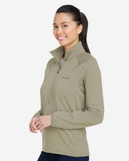 Marmot Women's Leconte Half-Zip Pullover M15391 #colormdl_Vetiver