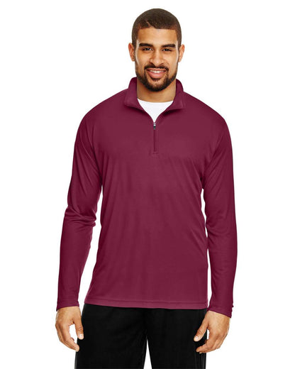 Team 365 Men's Zone Performance Quarter-Zip Pullover TT31 #colormdl_Sport Maroon