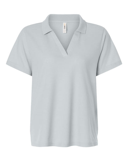 CORE365 Women's Resolve CVC Performance Pique Polo CE106W #color_Platinum