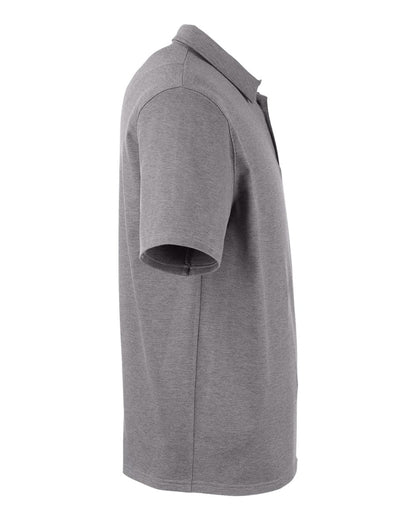 Glyder Men's Fairway Marbled Jersey Polo MDP1799 #color_Ash Grey