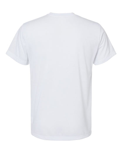 SubliVie Men's Polyester Sublimation Tee 1910 #color_White