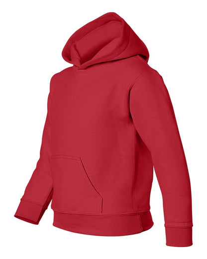 Gildan Heavy Blend™ Youth Hooded Sweatshirt 18500B #color_Red