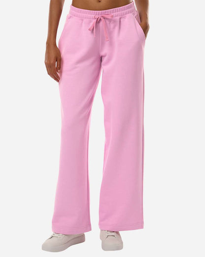 American Apparel Women's French Terry Wide Leg Pants FTP00 #colormdl_Powder Pink