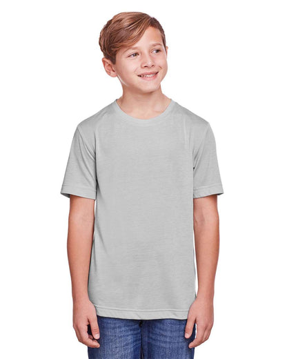 CORE365 Youth Fusion ChromaSoft™ Performance T-Shirt CE111Y #colormdl_Platinum