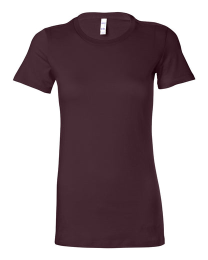 BELLA + CANVAS Women's Slim Fit Tee 6004 #color_Plum