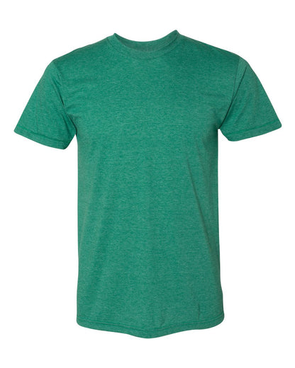 American Apparel 50/50 Tee BB401 #color_Heather Vintage Green