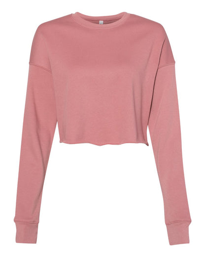 BELLA + CANVAS Women's Crop Crew Fleece 7503 #color_Mauve