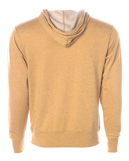 Independent Trading Co. Midweight French Terry Hooded Sweatshirt PRM90HT #color_Golden Wheat Heather