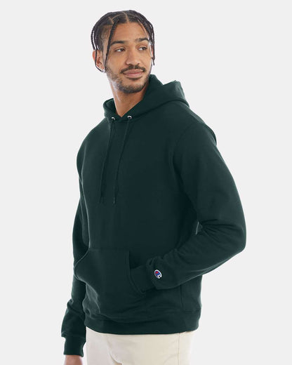 Champion Unisex Powerblend® Hooded Sweatshirt S700 #colormdl_Dark Green