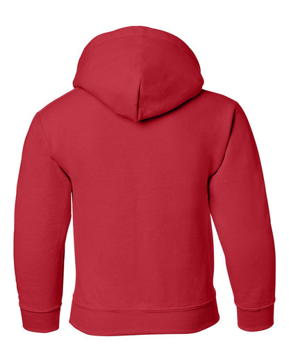 Gildan Youth Heavy Blend™ Hooded Sweatshirt 18500B #color_Red