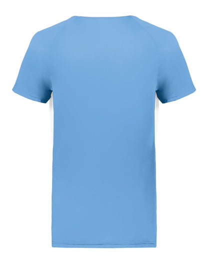 Augusta Sportswear Unisex Octane Soccer Jersey 322240 #color_Columbia Blue/ White