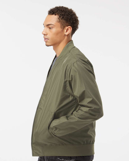 Independent Trading Co. Lightweight Bomber Jacket EXP52BMR #colormdl_Army